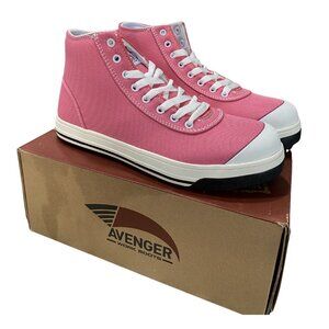 Avenger Blade High Womens Sz 8.5M A205 Pink Composite Toe Safety Work Boots